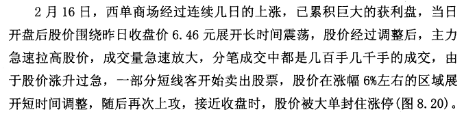 西单商场K线实战